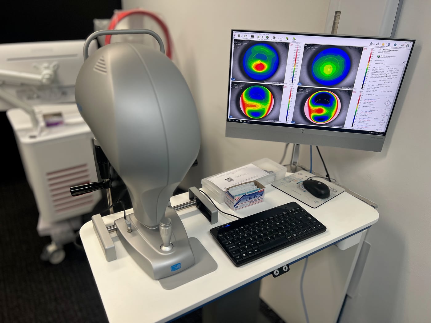 Diagnostic imaging equipment display inside the centre
